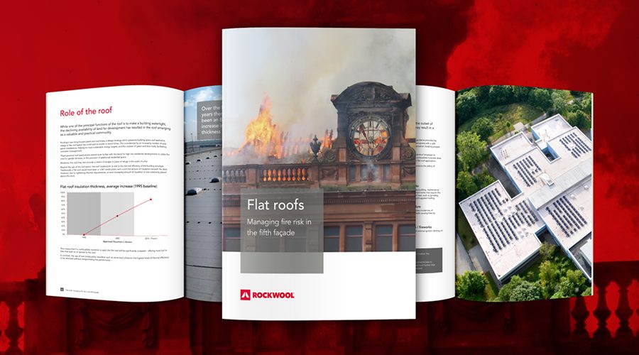 ROCKWOOL® Supports Contractors in Managing Flat Roofs Fire Risk