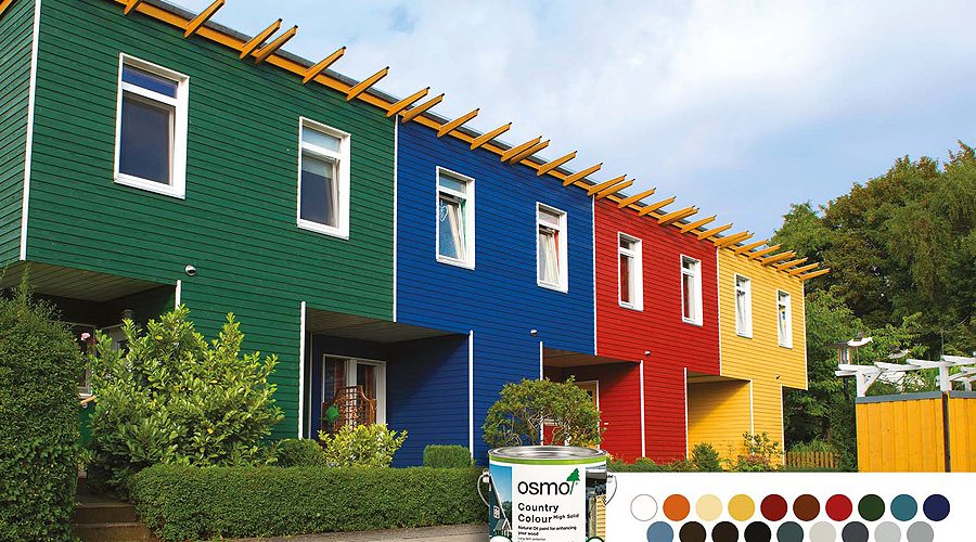 Osmo Country Colour – 19 Opaque Colours for Any Outdoor Wooden Surface