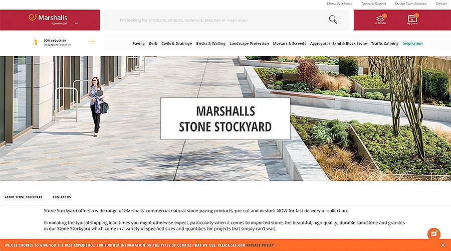 Marshalls Launches Online Stone Sales Portal