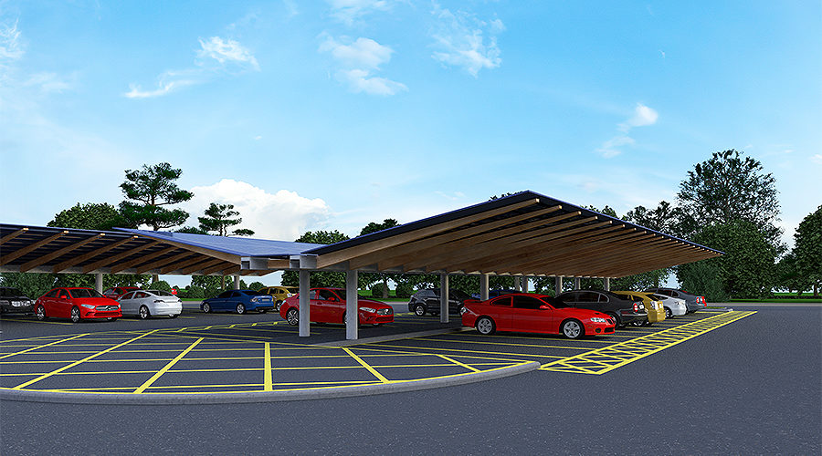 Europe’s First Solar Car Park with Carbon-friendly Construction to Open for Public Use