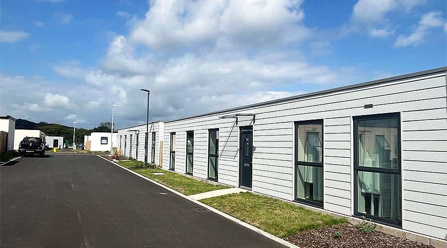 Weatherclad Gives Cardiff Modular Homes Durable Exterior Finish