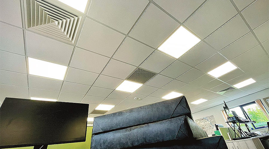 Biorenewables Centre First to Install Natural Insulation Ceiling Pads