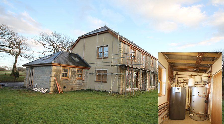 Omnie underfloor and ground source package warms stylish welsh property
